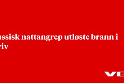 Russisk nattangrep utløste brann i Kyiv