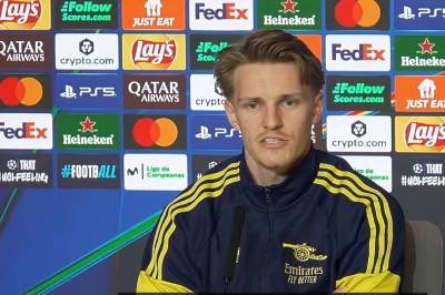 Martin Ødegaard avviser exit-spekulasjoner rett før Champions League-semifinalen