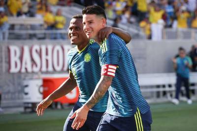 Arias scoret to i Colombia – Rodríguez med assist