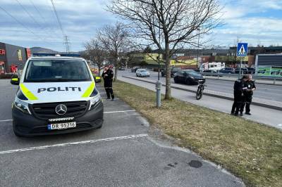 Trafikkulykke i Skien