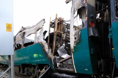 Se bildene av de store skadene på Bergensbanen