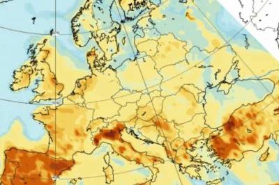 Blodregn treffer Europa