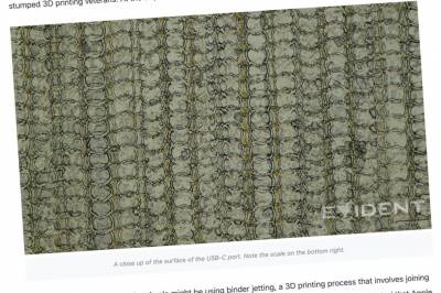 Dette er en USB C-port