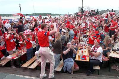 Jubel etter Norges scoring