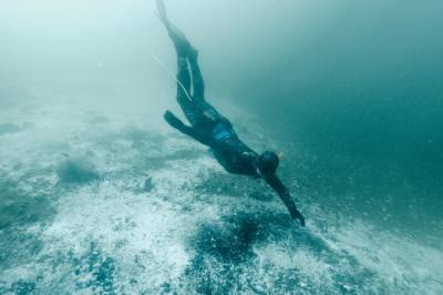 Kraftig prompelukt og et teppe av bakterier. Dette møtte dykkerene på havbunnen. 