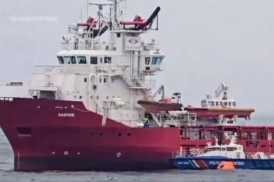 Norsk skip reddet overlevende