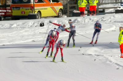 Harald Østberg Amundsen var på gråten etter OL-fall