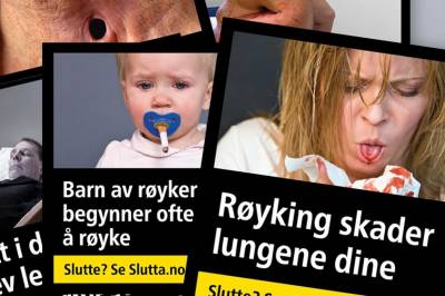 Nå kommer skrekkbildene på røykpakkene i Norge: – Ganske ekkelt å se på