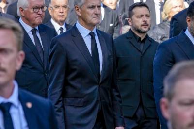 Støre: Zelenskyjs fly nesten truffet av drone