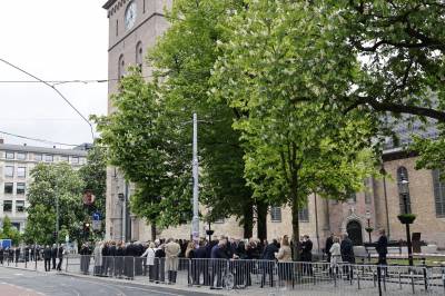 Stein Erik Hagen bisettes i Oslo domkirke:
