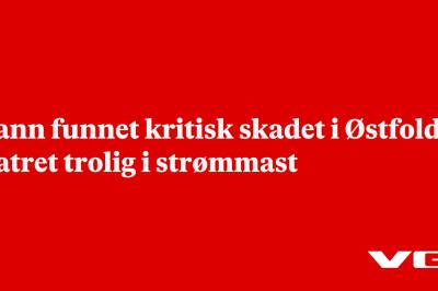 Mann funnet kritisk skadet i Østfold – klatret trolig i strømmast