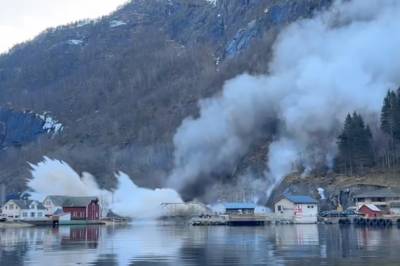 Her går steinraset: - Fytti katta!