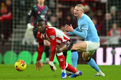 Haaland målløs i intens uavgjortkamp mellom Sunderland og Manchester City
