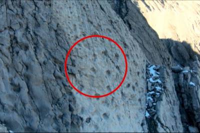 Spektakulært funn i fjellveggen