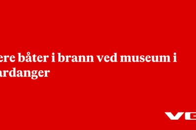 Flere båter i brann ved museum i Hardanger