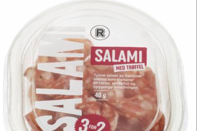 Rema 1000 tilbakekaller salami med trøffel