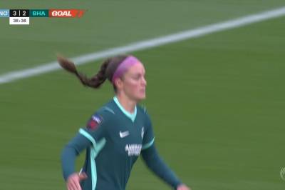 Caitlin Mary Hayes setter 2-3 mot Manchester City