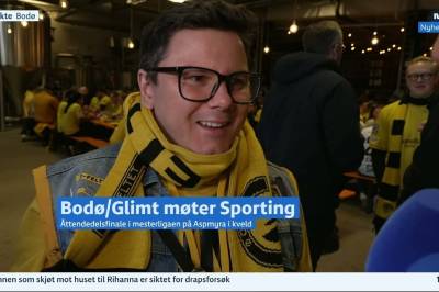 God stemning før Bodø/Glimt møter Sporting