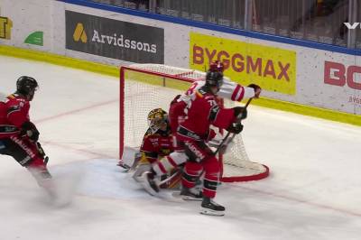 Eddie Genborg med mål mot Luleå