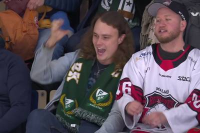 Christoffer Jansson med mål mot Malmö Redhawks