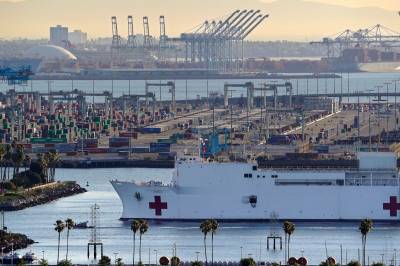 Amerikansk sykehusskip har forlatt verft i Alabama