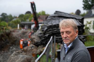 Jan får hagen sin sprengt vekk: – Vi kan ikke bo her