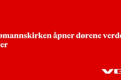 Sjømannskirken åpner dørene verden over