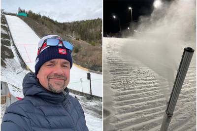 Har stått på døgnet rundt for å få klar bakken: – Det er mye jobb