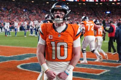 Bo Nix brakk beinet da han førte Denver Broncos til NFL-semifinale i vilt drama