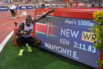 Friidrett: Wanyonyi slo 27 år gammel verdensrekord på 1000 meter