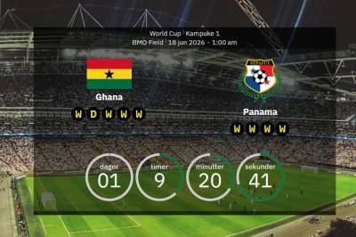 VM 2026! Ghana mot Panama: Forventede lagoppstillinger og forhåndsomtale