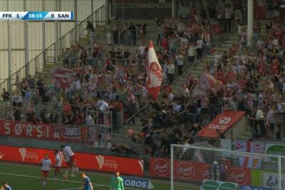 Drama i Fredrikstad: Supportere dundret i bakken