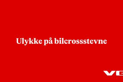Ulykke på bilcrossstevne