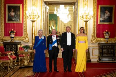 Trump brøt kongelig etikette under statsbesøk i Storbritannia