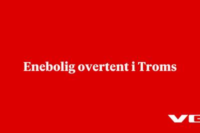 Enebolig overtent i Troms