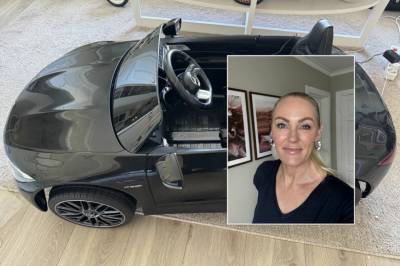 Skulle glede sønnen med en elektrisk bil, så gikk det galt