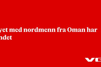 Flyet med nordmenn fra Oman har landet