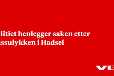 Politiet henlegger saken etter bussulykken i Hadsel