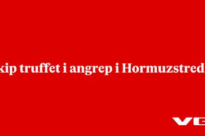 Skip truffet i angrep i Hormuzstredet