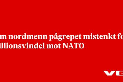 Fem nordmenn pågrepet mistenkt for millionsvindel mot NATO