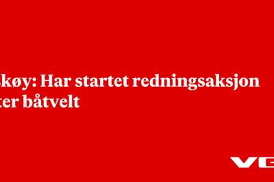 Askøy: Har startet redningsaksjon etter en båtvelt
