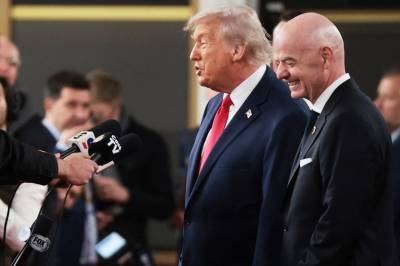 Trump på plass før VM-trekningen