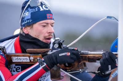 Lægreid til topps i «prøve-VM» for skiskytterherrene