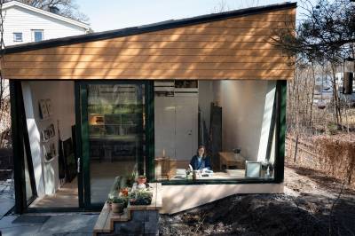 Bygget i hagen til vernet arkitektperle. Nå slipper hun inn alle som vil se.