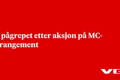 27 pågrepet etter aksjon på MC-arrangement