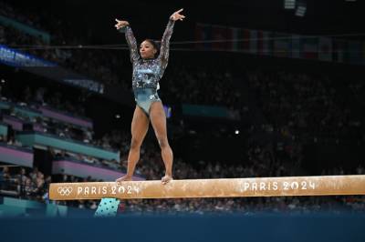 Simone Biles avslører sjansene for at hun kommer tilbake til OL i Los Angeles 2028