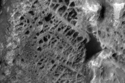 Hva er disse linjene og mønstrene på Mars?