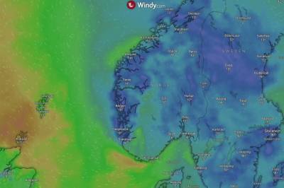 Gult farevarsel for vind