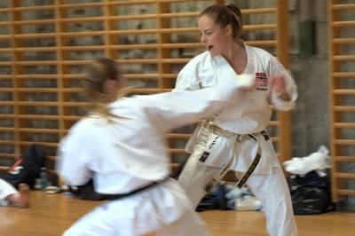 Tvillingpar konkurrerer i karate-EM