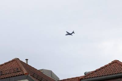 Så du dette flyet over Hønefoss?